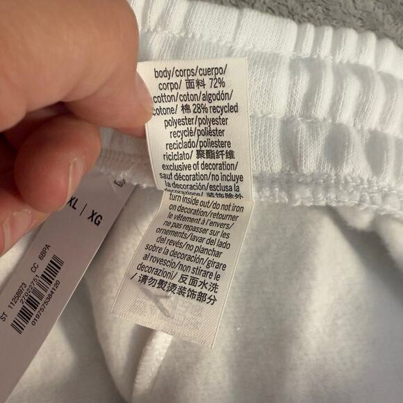 Victorias Secret Pink White Shorts Bedazzled, XL - Picture 4 of 6